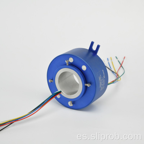 Anillo de deslizamiento eléctrico con conector impermeable